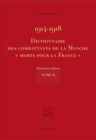 Image for 1914-1918 Dictionnaire des combattants de la Manche &amp;quote;Morts pour la France&amp;quote;: Tomes 1 et 2 (Nouvelle edition) - Kronos N(deg) 91
