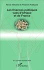 Image for Les finances publiques vues d&#39;Afrique et de France