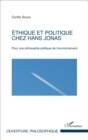 Image for Ethique et politique chez Hans Jonas: Pour une philosophie politique de l&#39;environnement