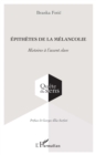 Image for Epithetes de la melancolie: Histoires a l&#39;accent slave