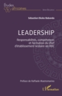 Image for Leadership: Responsabilites, competences et formation du chef d&#39;etablissement scolaire en RDC