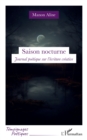 Image for Saison nocturne: Journal poetique sur l&#39;ecriture creative