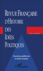 Image for Revue francaise d&#39;histoire des idees politiques - 41: Doctrine publiciste et droit romain