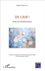 Image for De l&#39;air!: Essai sur l&#39;ecoformation
