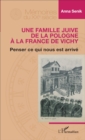 Image for Famille juive de la Pologne a la France de Vichy: Penser ce qui nous est arrive