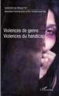 Image for Violences De Genre, Violences Du Handicap