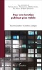 Image for Pour Une Fonction Publique Plus Mobile: Recommandations Et Solutions Pratiques