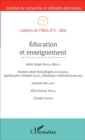 Image for Education et enseignement: Cahiers de l&#39;IREA III