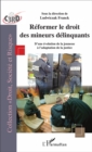 Image for Reformer Le Droit Des Mineurs Delinquants: D&#39;une Evolution De La Jeunesse a L&#39;adaptation De La Justice