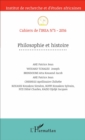 Image for Philosophie et histoire: Cahiers de l&#39;IREA N(deg)5-2016