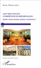 Image for Les nouvelles competences regionales: Quel(s) renforcement(s), quelle(s) orientations ?