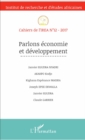 Image for Parlons economie et developpement