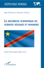 Image for La recherche scientifique en sciences sociales et humaines