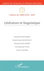Image for Litterature Et Linguistique