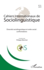 Image for Diversite sociolinguistique et ordre social : confrontations