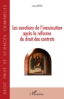 Image for Les sanctions de l&#39;inexecution apres la reforme du droit des contrats