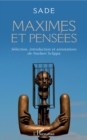 Image for Sade: Maximes et pensees