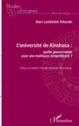 Image for L&#39;universite de Kinshasa : quelle gouvernance pour une meilleure competitivite ?