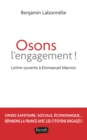 Image for Osons l&#39;engagement !: Lettre ouverte a Emmanuel Macron