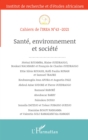 Image for Sante, environnement et societe