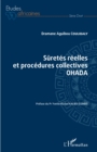 Image for Suretes reelles et procedures collectives OHADA