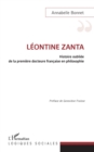 Image for Leontine Zanta: Histoire oubliee de la premiere docteure francaise en philosophie
