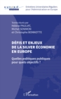 Image for Defis et enjeux de la silver economie en Europe: Quelles politiques publiques pour quels objectifs ?