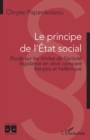 Image for Le principe de l&#39;Etat social: Etude sur les limites de l&#39;activite legislative en droit compare francais et hellenique