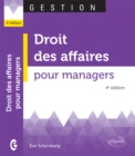 Image for Droit Des Affaires Pour Managers - 4E Ed