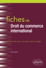 Image for Fiches De Droit Du Commerce International