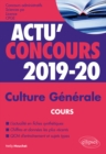 Image for Culture Generale - concours 2019-2020: Cours
