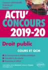 Image for Droit public - concours 2019-2020: Cours et QCM
