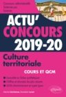 Image for Culture territoriale - concours 2019-2020: Cours et QCM