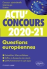 Image for Questions europeennes 2020-2021 - Cours et QCM