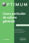 Image for Cours particulier de culture generale - 3e edition revue et augmentee