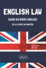 Image for English Law. Guide Du Droit Anglais De La Licence Au Master