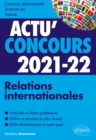 Image for Relations internationales 2021-2022 - Cours et QCM