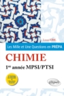 Image for Les 1001 questions de la chimie en prepa - 1re annee MPSI-PTSI - 3e edition actualisee