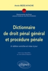 Image for Dictionnaire de droit penal et procedure penale - 6e edition