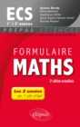 Image for Formulaire Maths ECS 1re et 2e annees - 3e edition actualisee
