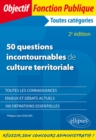 Image for 50 questions incontournables de culture territoriale - 2e edition