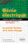 Image for Genie electrique - Exercices et problemes corriges - Les grandes fonctions de la chaine d&#39;energie - IUT, BTS, CPGE (TSI et ATS), ecoles d&#39;ingenieurs