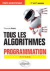 Image for Tous les algorithmes - Programmation pour la prepa avec Python