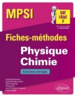 Image for Physique Chimie MPSI - Fiches-methodes et exercices corriges