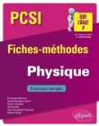 Image for Physique PCSI - Fiches-methodes et exercices corriges
