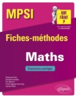 Image for Mathematiques MPSI - Fiches-methodes et exercices corriges