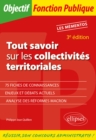 Image for Tout savoir sur les collectivites territoriales - 3e edition