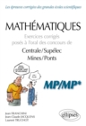 Image for Mathematiques - Exercices corriges poses a l&#39;oral des concours de Centrale/Supelec et Mines/Ponts - MP/MP*