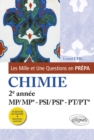 Image for Les 1001 questions de la chimie en prepa - 2e annee MP/MP* - PSI/PSI* - PT/PT* - 3e edition actualisee