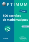 Image for 500 exercices de mathematiques en ECS - 1re annee - 2e edition